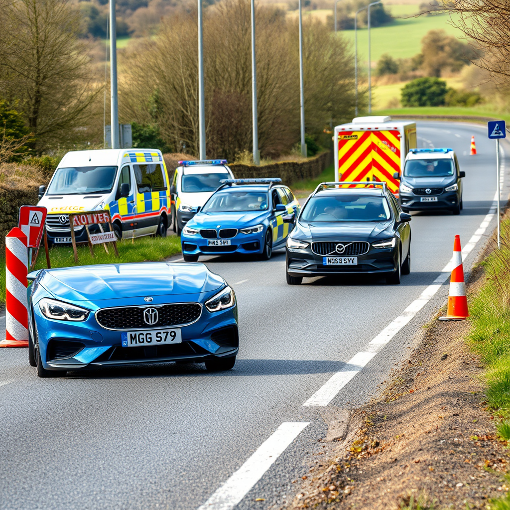 Road sealed for hours after crash leaves person needing hospital care
